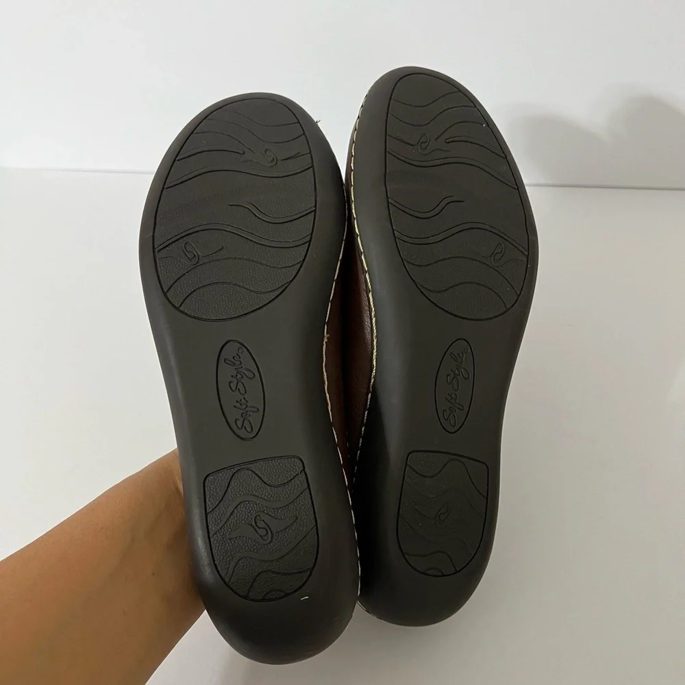NEW! Soft Style Brown Slide-on Loafers